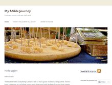 Tablet Screenshot of myediblejourney.com